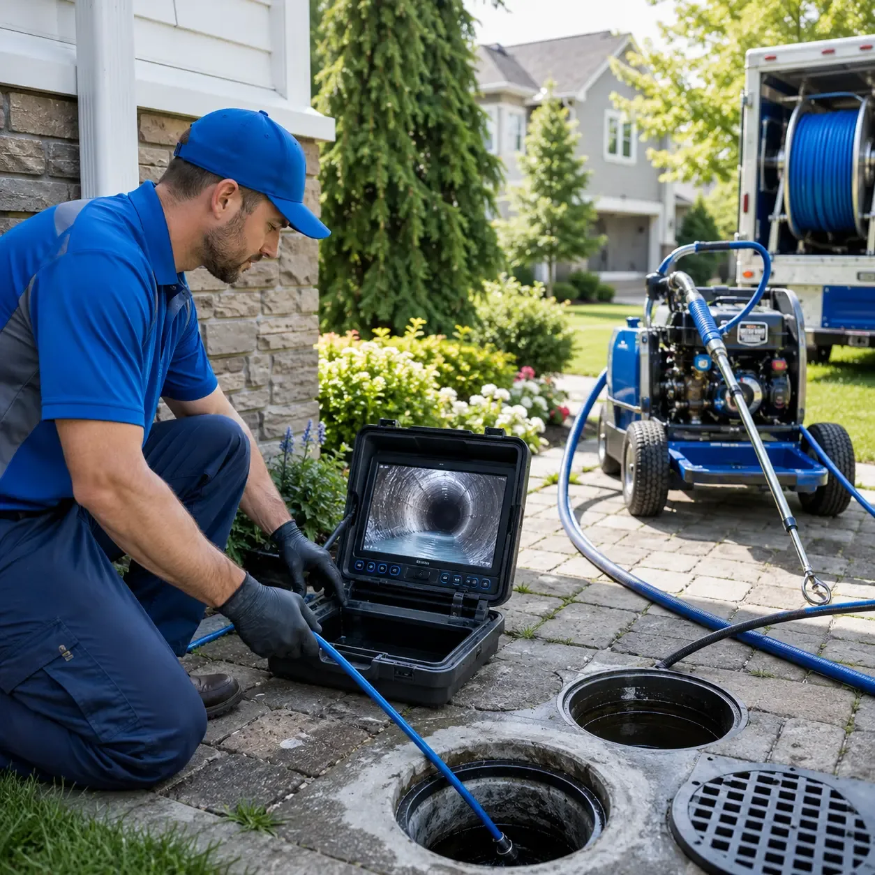 Outdoor drain cleaning professionals serving Fort Monroe, VA